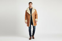 معاطف صوف الخروف للرجال